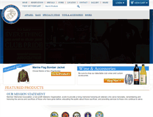 Tablet Screenshot of marineclubstore.com